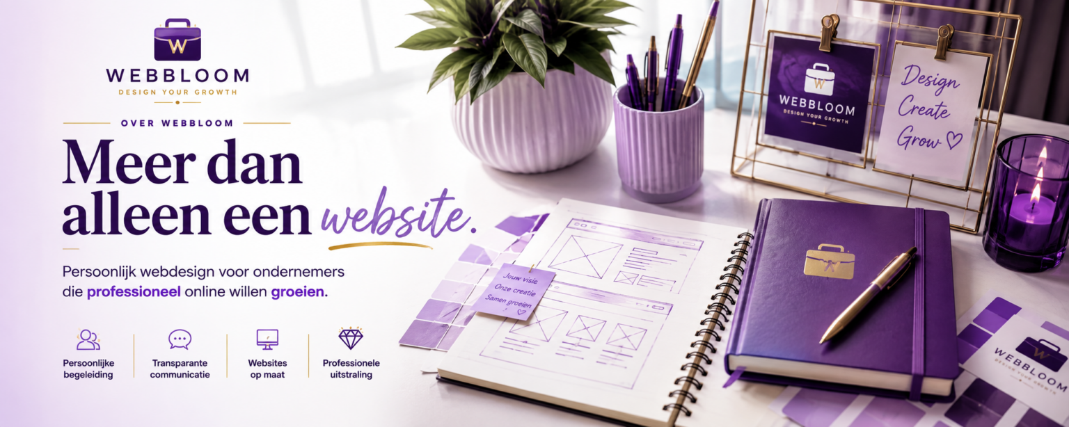 Webbloom webdesign en persoonlijke begeleiding voor startende en kleine ondernemers